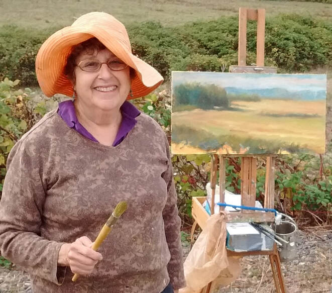 Painting at Sauvie Island, October 2018